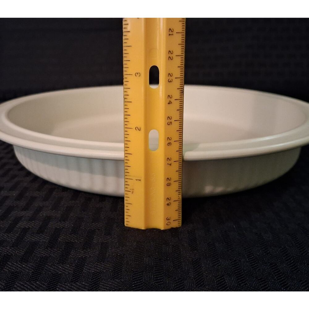 Vintage Tupperware Ultra 21 Ovenware 9” Ribbed Pie Quiche Pan 1766-4 No Lid - Picture 4 of 11